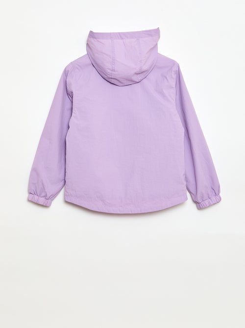 Coupe-vent uni pliable dans sa capuche - Kiabi