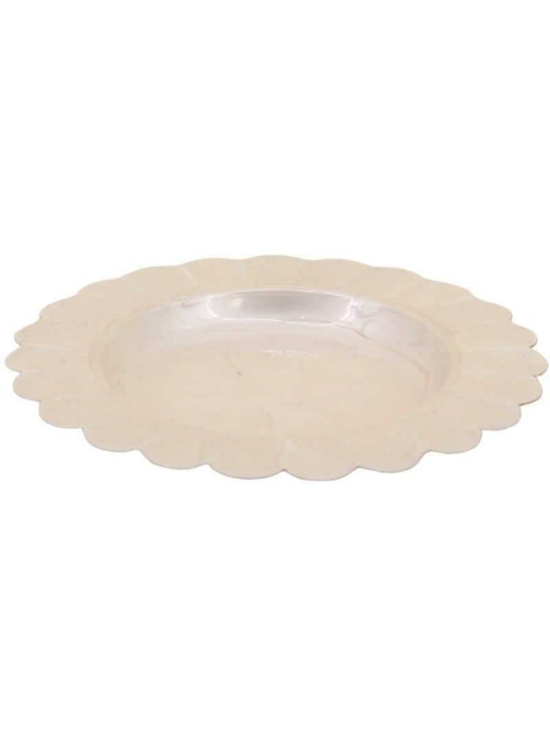 Coupelle en métal doré aspect nacré 14cm Doré - Kiabi