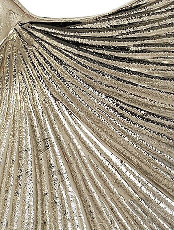 Coupelle feuille de ginkgo en aluminium 24 x 27 cm