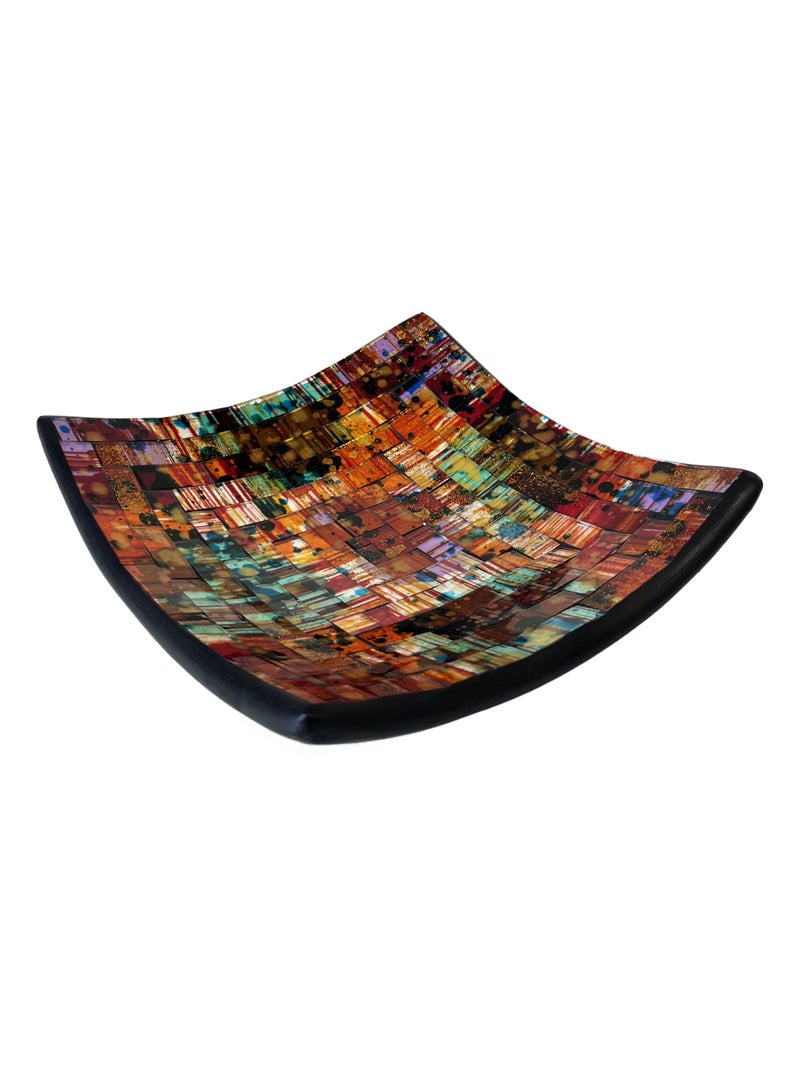 Coupelle vide poche artisanale rouge 19 cm Rouge - Kiabi