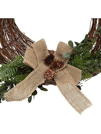 Couronne branches d35 cm bois naturel
