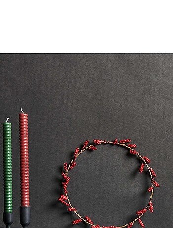 Couronne de baies rouge Ø 30 cm - Rico Design