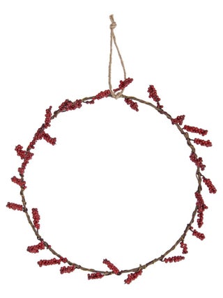 Couronne de baies rouge Ø 30 cm - Rico Design