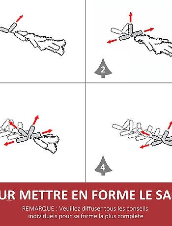 Couronne de Noël artificielle lumineuse Ø 60 cm 20 LED avec décoration
