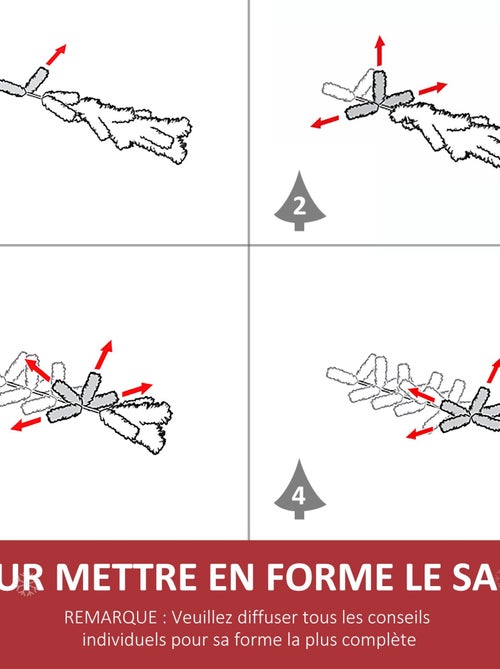 Couronne de Noël artificielle lumineuse - Kiabi