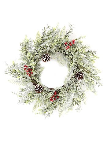 Couronne de Noël design branche naturelle
