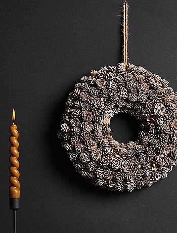 Couronne mini pommes de pin Ø 30 cm - Rico Design