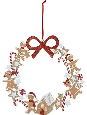 Couronne pain d'épice d33 cm bois