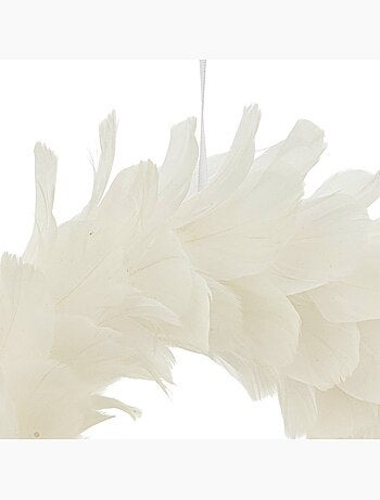 Couronne plumes d33 cm