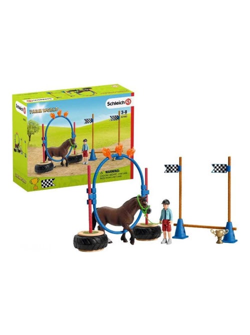 Course d'agility pour poney - Kiabi