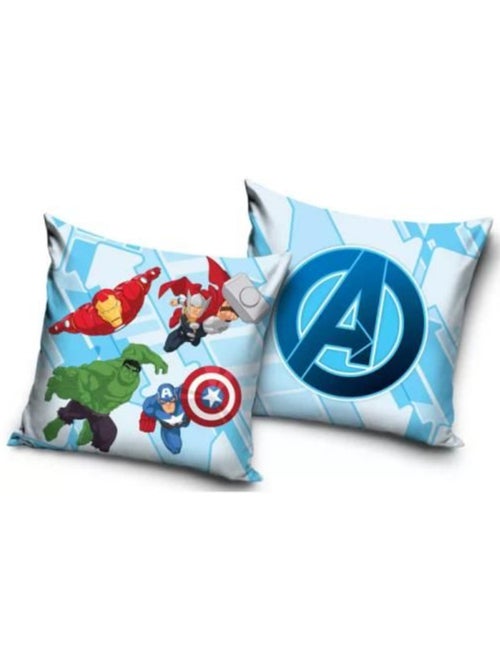 Coussin - 40x40 cm, bleu doux au toucher - avengers marvel - Kiabi Coussin - 40x40 cm, bleu doux au toucher - avengers marvel - Kiabi