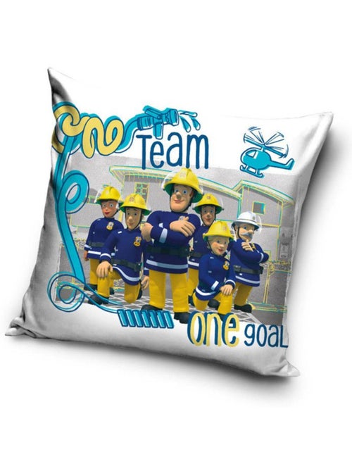 Coussin - 40x40 cm, gris en polyester - sam le pompier - Kiabi Coussin - 40x40 cm, gris en polyester - sam le pompier - Kiabi