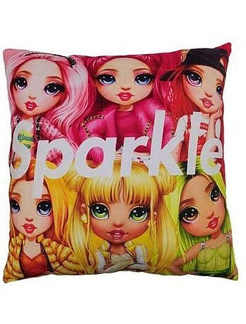 Coussin - 40x40 cm, multicolore imprimé - rainbow high
