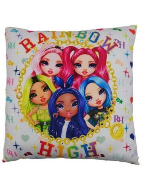 Coussin - 40x40 cm, multicolore imprimé - rainbow high - Kiabi
