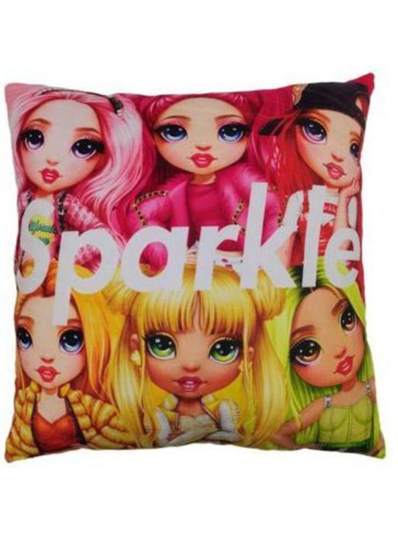 Coussin - 40x40 cm, multicolore imprimé - rainbow high Multicolore - Kiabi