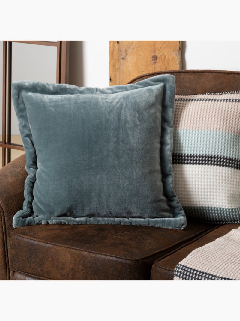 Coussin - Atmosphera - 100% Polyester Bleu - Kiabi