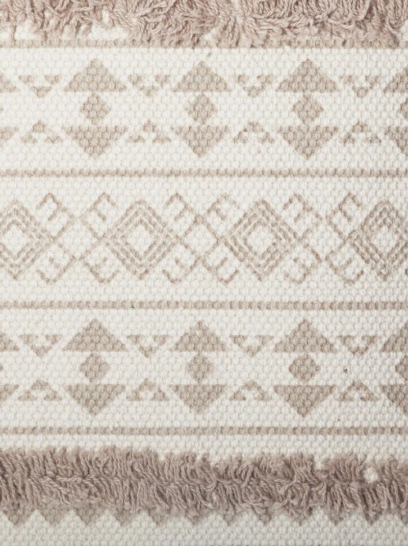 Coussin - Atmosphera - Coton Beige chiné - Kiabi