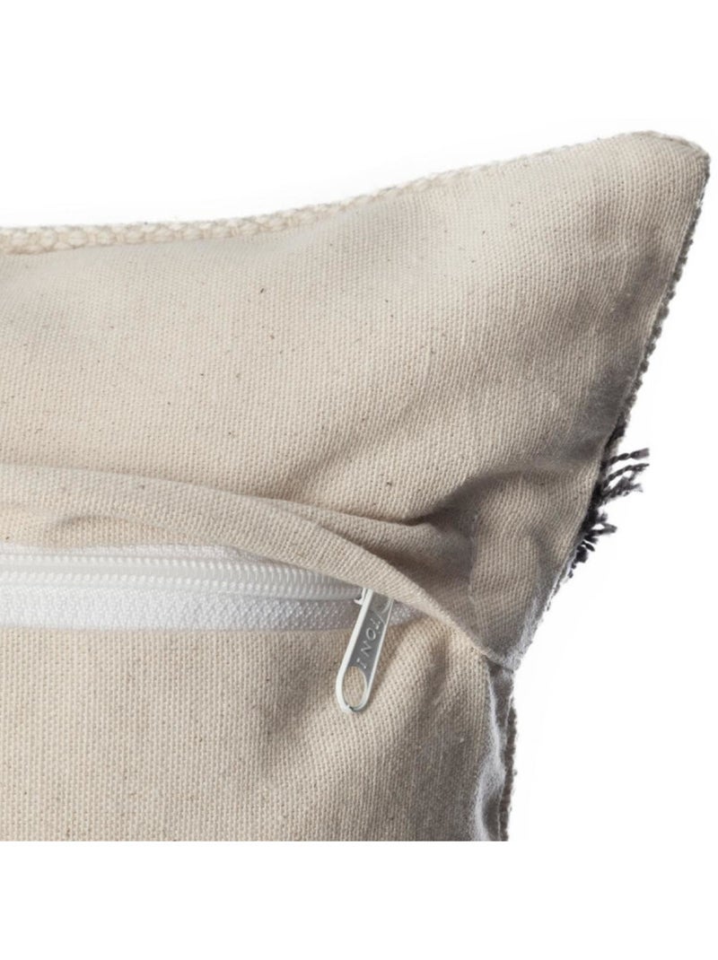 Coussin - Atmosphera - Coton Beige chiné - Kiabi