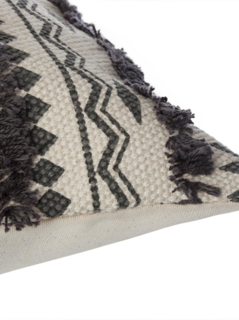 Coussin - Atmosphera - Coton Gris - Kiabi