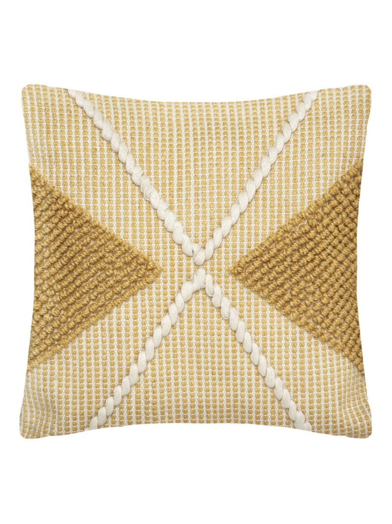Coussin - Atmosphera Jaune foncé - Kiabi