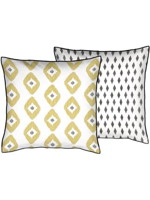 Coussin - cote deco - mikil - 40x40 cm - déhoussable - motifs ethniques - Kiabi Coussin - cote deco - mikil - 40x40 cm - déhoussable - motifs ethniques - Kiabi