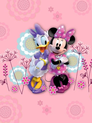 Coussin - Disney Minnie et Daisy 40x40 cm