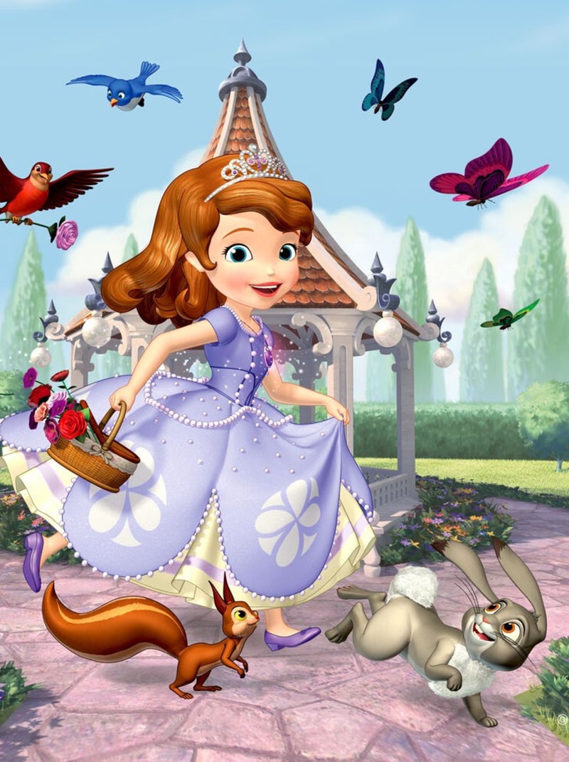 Coussin - Disney Princesse Sofia 40x40 cm Multicolore - Kiabi