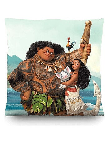Coussin - Disney Vaiana Maui et Pua pig - 40x40 cm