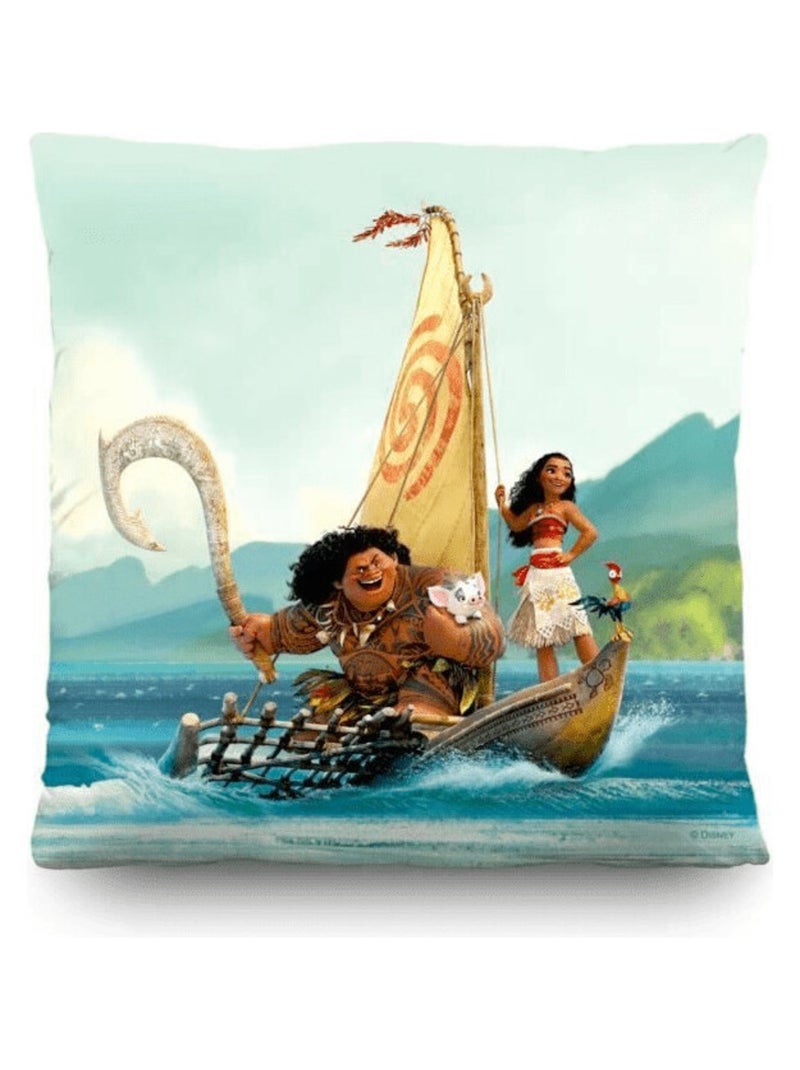 Coussin - Disney Vaiana  Maui et Pua pig - 40x40 cm Multicolore - Kiabi