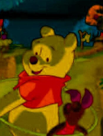 Coussin - Disney Winnie l'ourson et Porcinet 40x40 cm