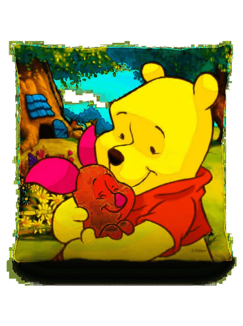 Coussin - Disney Winnie l'ourson et Porcinet 40x40 cm Multicolore - Kiabi