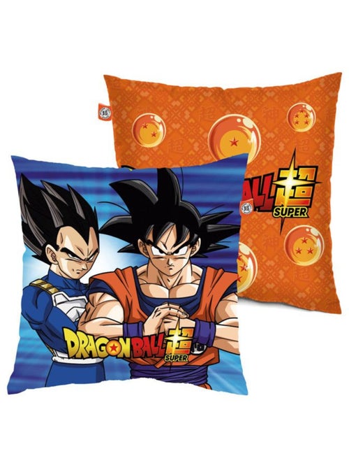 Coussin - Dragon Ball Z - Son Goku et Vegeta - 40x40cm - Orange - Synthétique - Kiabi