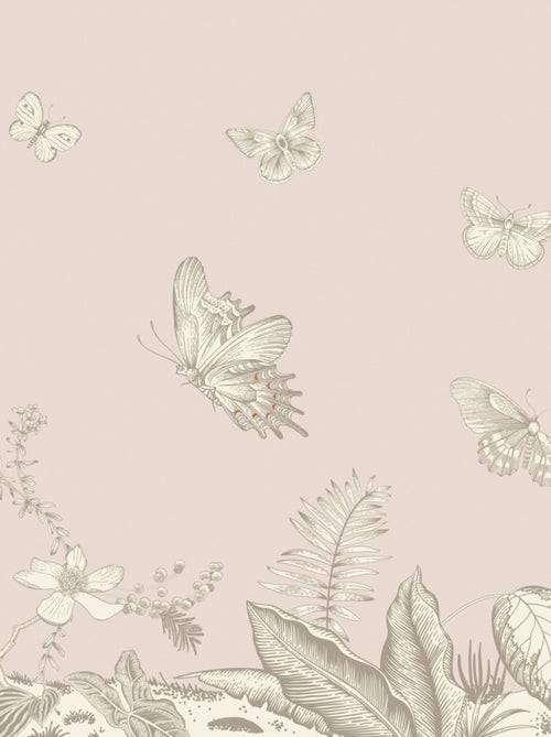 Coussin - fleurs blanches sur fond rose - 45 cm x 45 cm - Kiabi Coussin - fleurs blanches sur fond rose - 45 cm x 45 cm - Kiabi