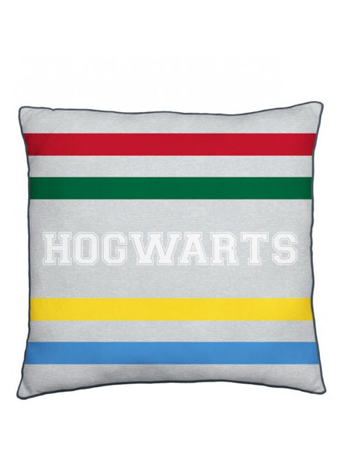 Coussin - Harry Potter, les 4 maisons rouge, vert, jaune, bleu - 40cm x 40cm - Kiabi