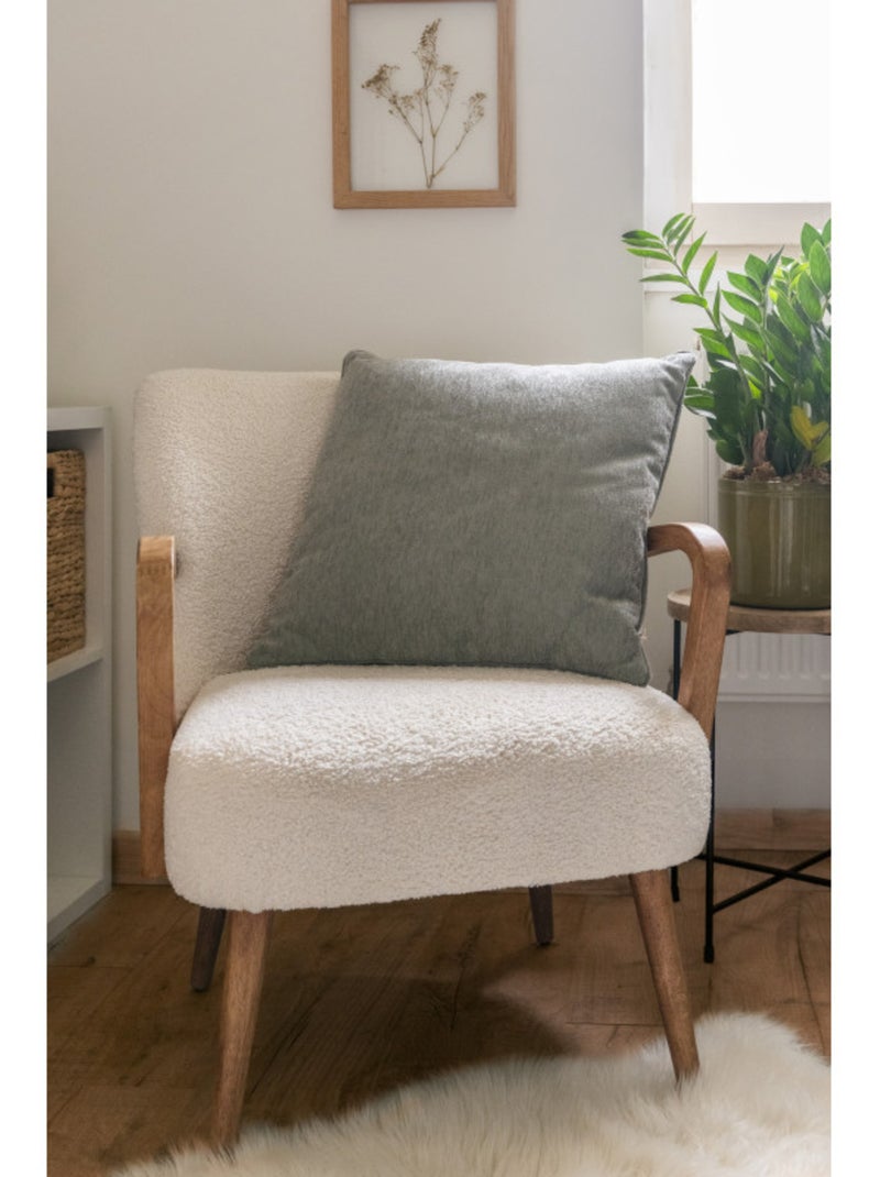 Coussin - Le Fil d'Ariane - 100% Polyester Kaki - Kiabi