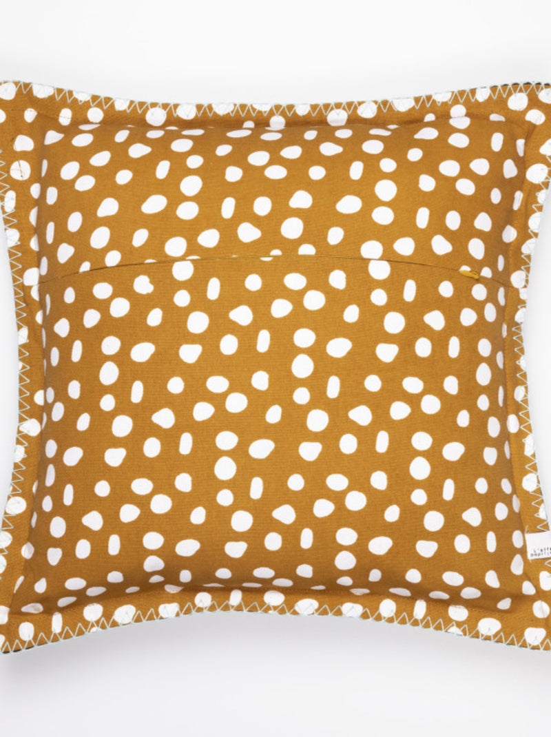 Coussin - L'effet papillon - 100 % Coton 57 Fils/cm² Noir - Kiabi