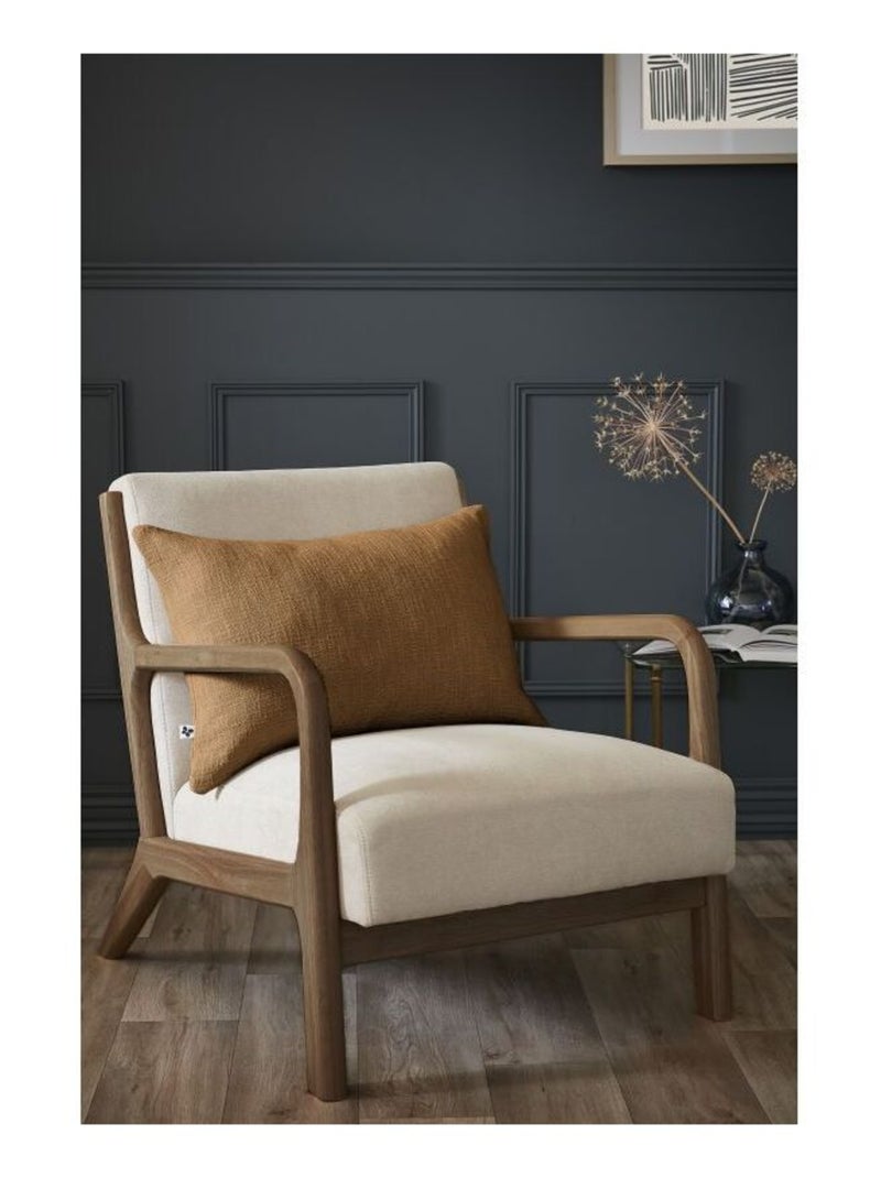 Coussin - L'effet papillon - 100% Coton Gris taupe - Kiabi