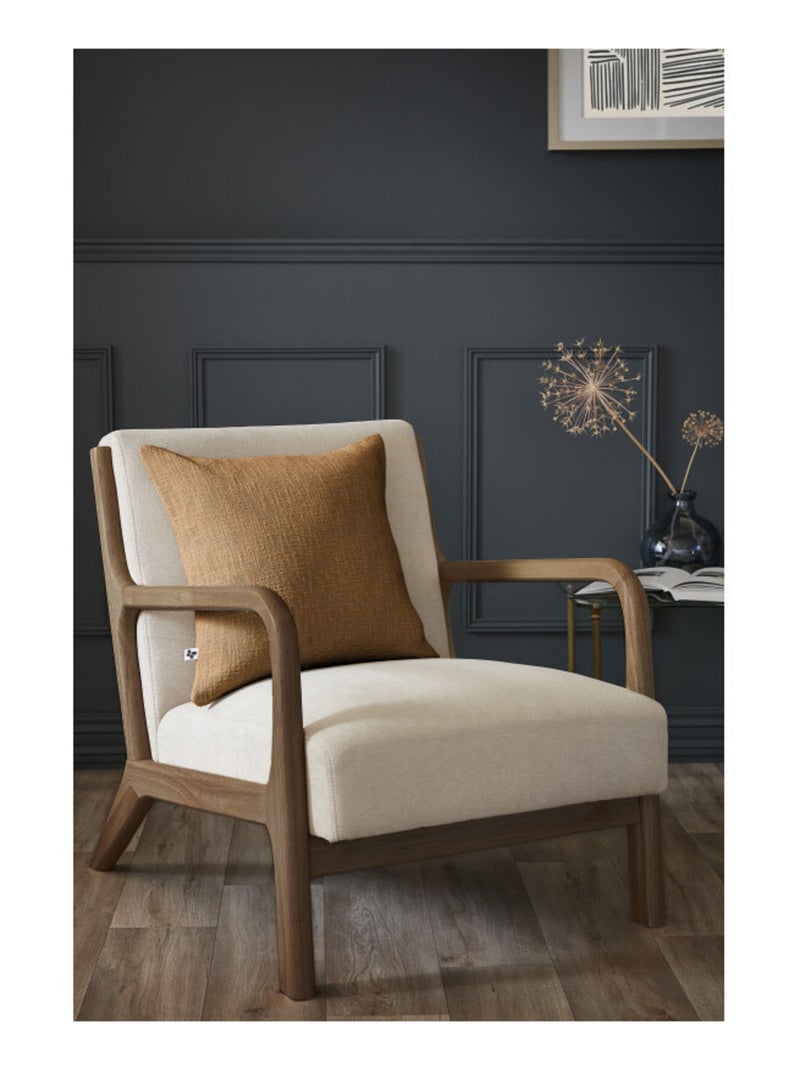 Coussin - L'effet papillon - 100% Coton Gris taupe - Kiabi