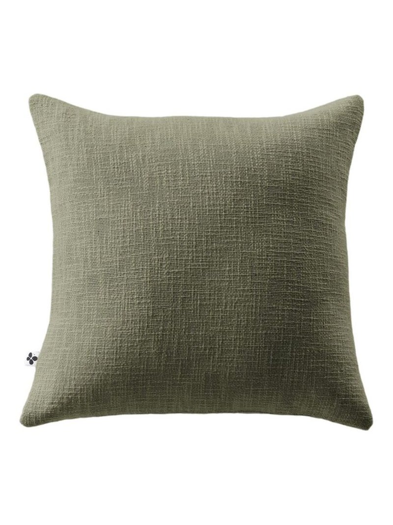 Coussin - L'effet papillon - 100% Coton Vert chèvrefeuille - Kiabi