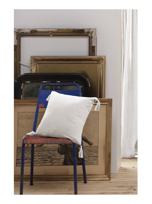 Coussin - L'effet papillon - 100% gaze de coton 125 gr/m² - Kiabi Coussin - L'effet papillon - 100% gaze de coton 125 gr/m² - Kiabi