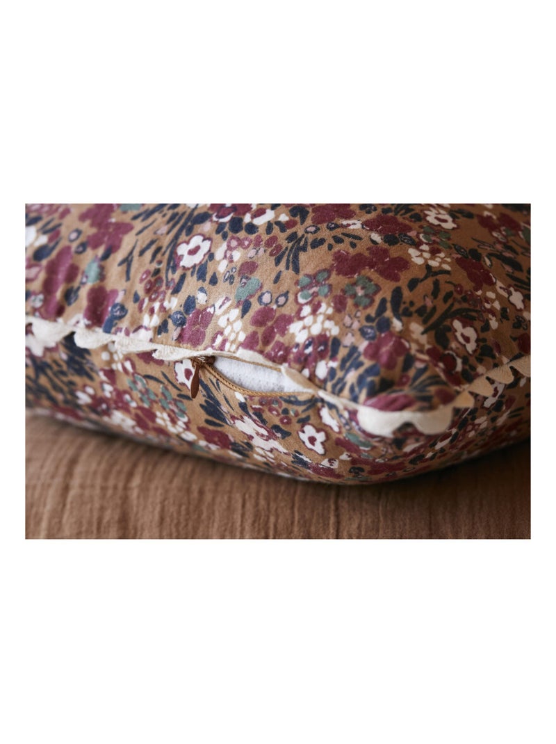 Coussin - L'effet papillon - 100% gaze de coton 125 gr/m² Camel - Kiabi