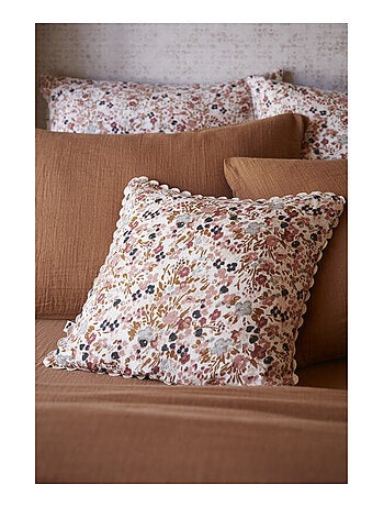 Coussin - L'effet papillon - 100% gaze de coton 125 gr/m²
