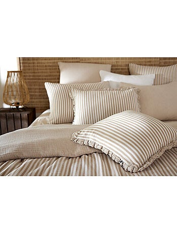 Coussin - L'effet papillon - 100% gaze de coton 125 gr/m²