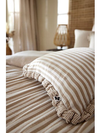 Coussin - L'effet papillon - 100% gaze de coton 125 gr/m²