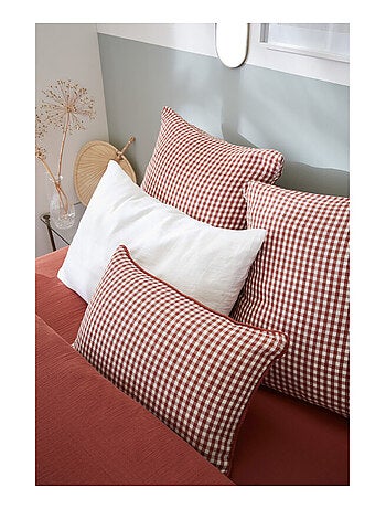 Coussin - L'effet papillon - 100% gaze de coton 125 gr/m²