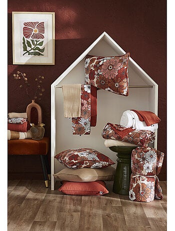 Coussin - L'effet papillon - 100% gaze de coton 125 gr/m²