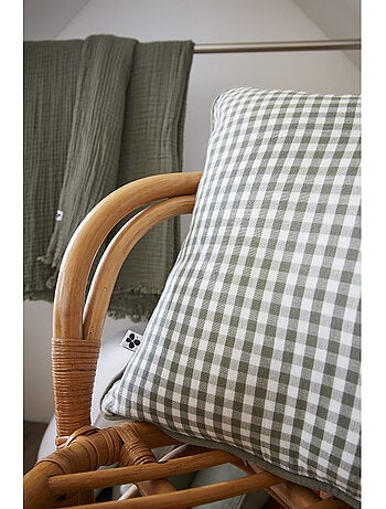 Coussin - L'effet papillon - 100% gaze de coton 125 gr/m²