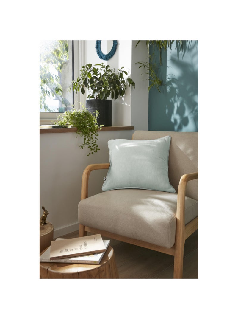 Coussin - L'effet papillon - 100% gaze de coton 125 gr/m² Vert tilleul - Kiabi