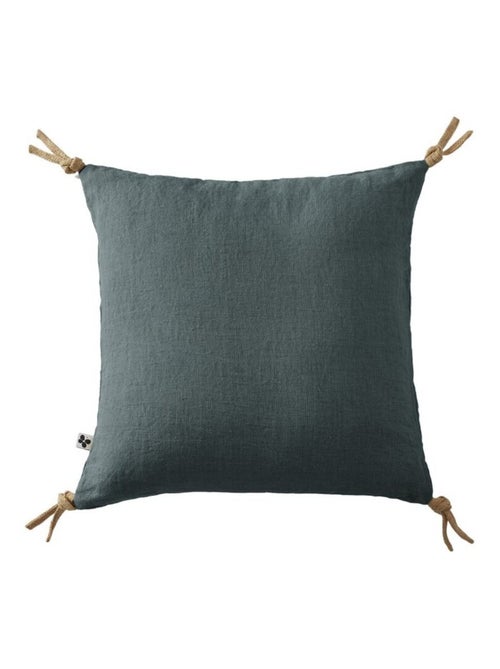 Coussin - L'effet papillon - 100% Lin lavé - Kiabi
