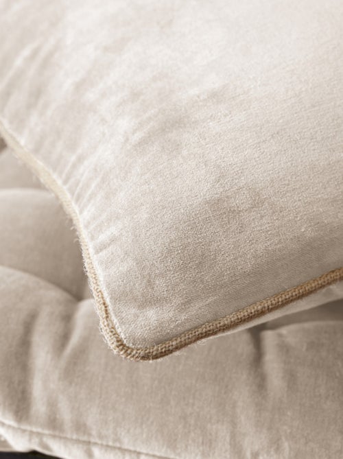 Coussin - L'effet papillon - 100% Velours de coton - Kiabi